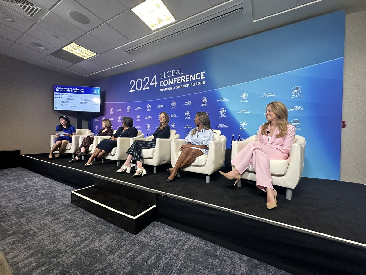 Madeline Darcy (@madelinefdarcy) on Twitter photo Women’s health taking the stage at <a href="/MilkenInstitute/">Milken Institute</a> discussing the huge ROI across the sector.
Healthcare spend represents ~20% of GDP and is primarily driven by women. With $12B moving into driving innovation we’re set to see tremendous growth.
<a href="/OliviaSterns/">Olivia Sterns Walton</a> <a href="/_KateRyder/">Kate Ryder</a> Women’s health taking the stage at <a href="/MilkenInstitute/">Milken Institute</a> discussing the huge ROI across the sector.
Healthcare spend represents ~20% of GDP and is primarily driven by women. With $12B moving into driving innovation we’re set to see tremendous growth.
<a href="/OliviaSterns/">Olivia Sterns Walton</a> <a href="/_KateRyder/">Kate Ryder</a>