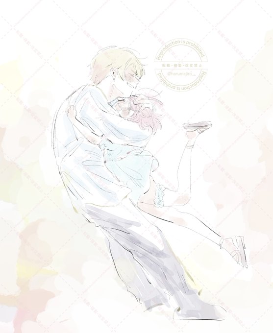 「hug」 illustration images(Latest｜RT&Fav:50)