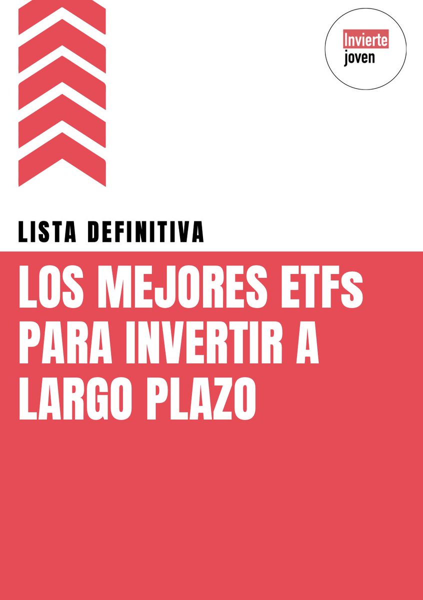 He creado un PDF GRATIS🎁 para aprender: 

- Qué es un ETF y cómo funciona
- Ventajas y desventajas
- Listado de ETFs para empezar
- Cómo analizarlos al detalle con justETF
- Mejores brókers y cómo escogerlo

¿Lo quieres?
Haz RT, comenta y te escribo por DM para darte acceso.