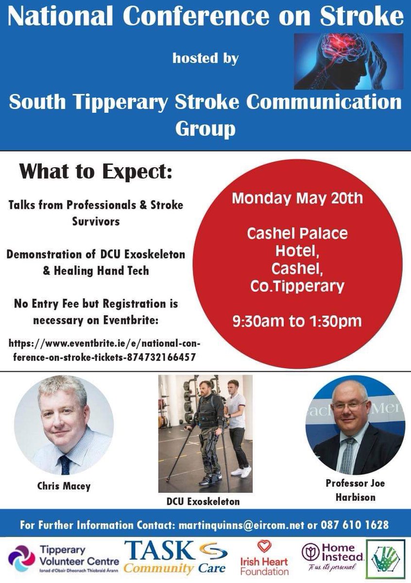 Registrations for the Conference close on May 13th. #stroke #strokeawareness