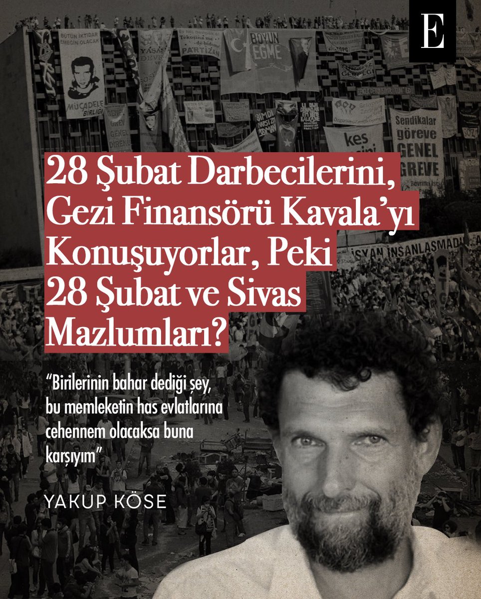 💬Yakup Köse: Birilerinin bahar dediği şey, bu memleketin has evlatlarına cehennem olacaksa buna karşıyım. 📌“Sivas mağdurlarını niye konuşmuyoruz?” 📌“28 Şubat’ın darbecilerini konuşuyoruz, peki darbenin mazlumları?” #ekiphaber #yakupköse #gezi