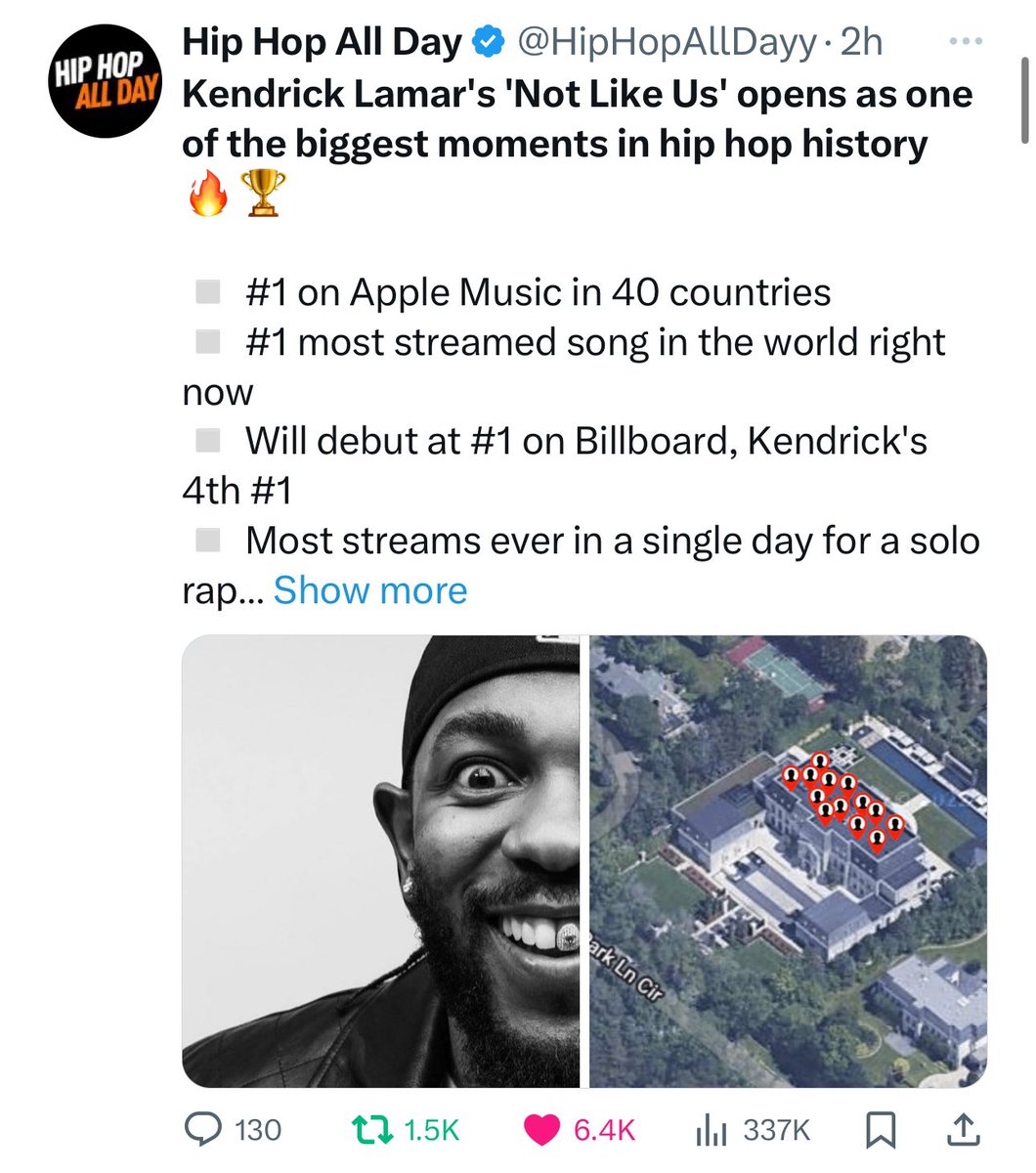 JayDubcity16's tweet image. Kendrick having the #1 song in the world, while Drake’s song is the most DISLIKED in Youtube’s history, shows how the rap beef ended! 

#RapBeef
#kendrickvsdrake