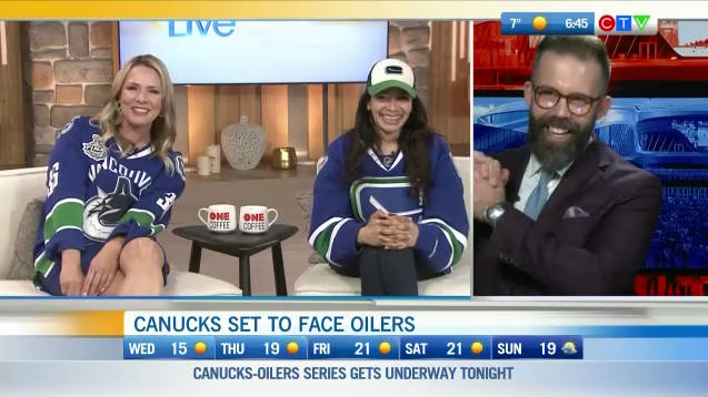 CTV Morning Live Vancouver catches up with CTV Morning Live Edmonton (@ctvedmonton) Host, @KentMorrison to discuss tonight's first #StanleyCupPlayoffs game with the Vancouver @Canucks & the @EdmontonOilers! 🏒🏆 bc.ctvnews.ca/video/c2918342…