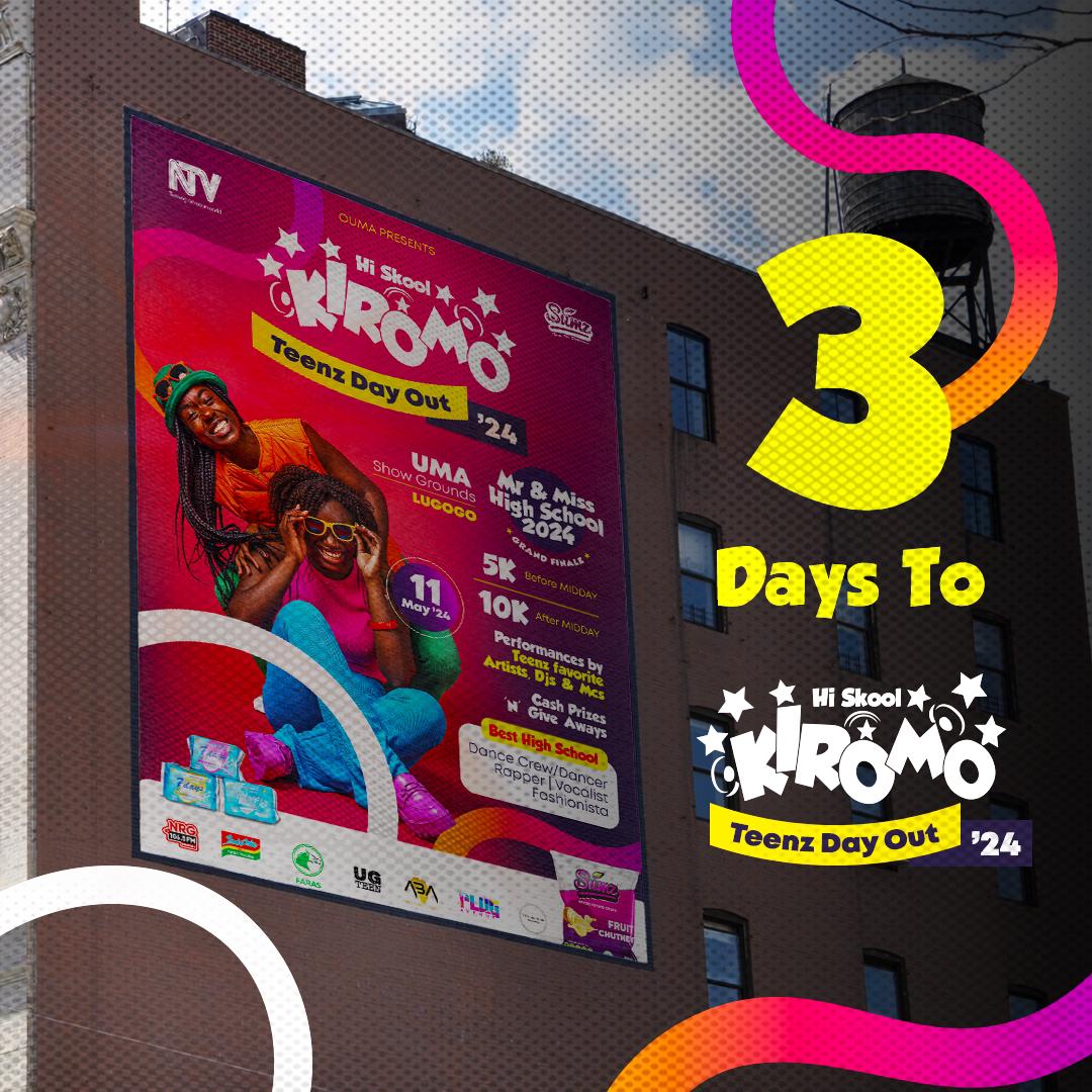The Grand Finale of #NTVHiskoolkiromo is just 3 days away, promising fantastic vibes for the teens on May 11th, 2024. Secure your tickets at 5K before they sell out! #NTVTNation