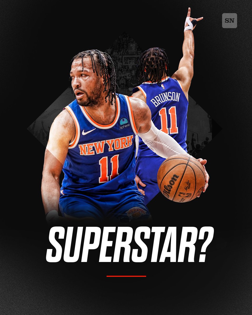 He's averaging 36.6 points and 8.6 assists in the 2024 NBA playoffs. He became the first player ever to score at least 40 points and dish out at least 5 assists in four straight playoff games. Is Jalen Brunson officially in the category of superstar?