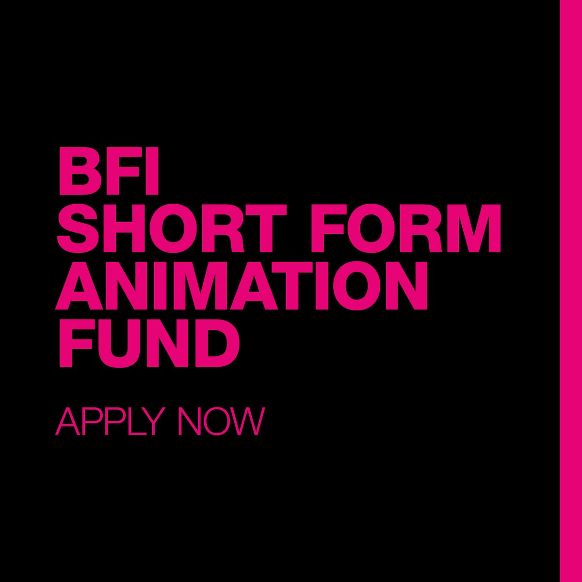 Applications for the BFI Short Form Animation Fund are now open. The fund supports higher-budget narrative short form projects in any animated technique or genre. Apply by Tue 9 Jul theb.fi/4aaqMwL #NationalLottery funded