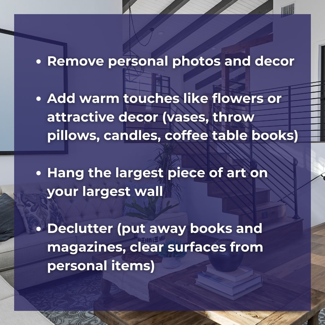 Sell your home faster with these staging tips! 
ERAStrother.com

#HomeStaging #SellYourHome #ERAStrother #RealEstate #LivingRoom #Realtor #RealEstateTips