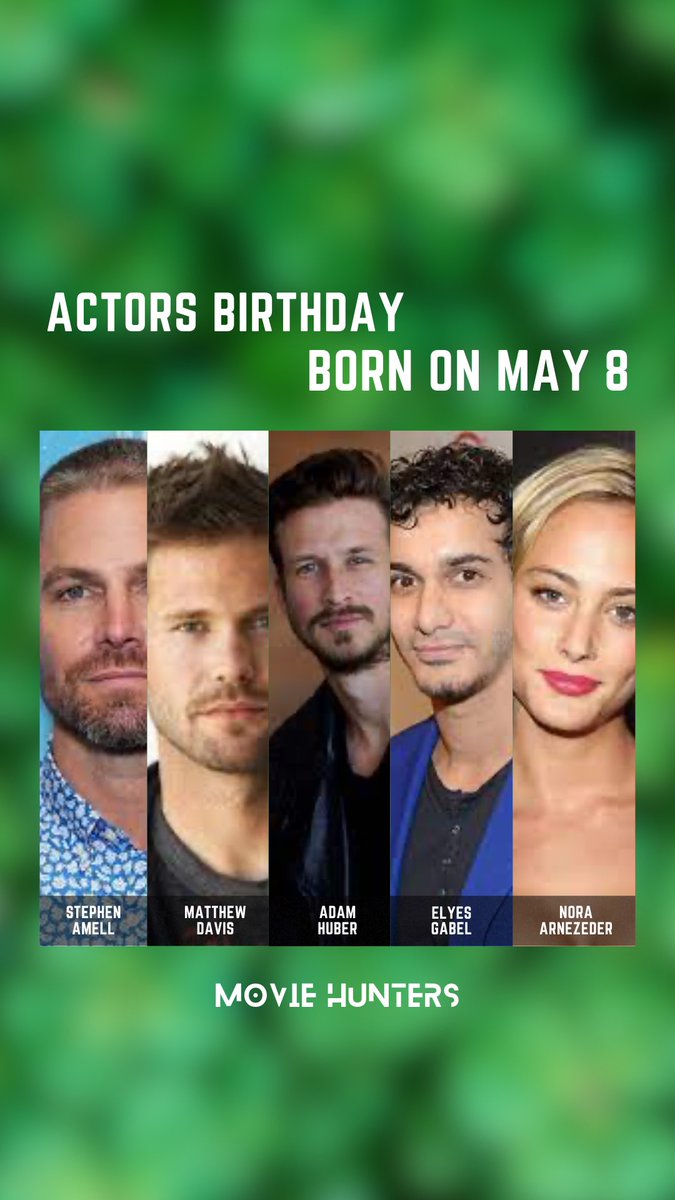 moviehunters01's tweet image. Born on May 8 🎂

Stephen Amell
Matthew Davis
Adam Huber
Elyes Gabel
Nora Arnezeder

#stephenamell #matthewdavis #adamhuber #elyesgabel #noraarnezeder #may8 #8may #borntoday #famousbirthdays #birthdays #actor #explorepage #explore #viral #trending #follow #moviehunters01