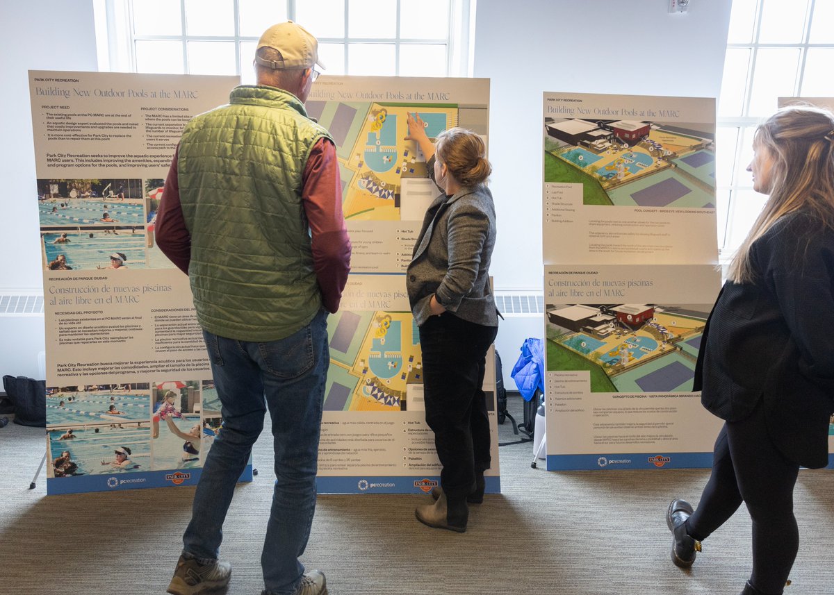 Thank you for joining us yesterday for our Spring Projects Open House! We enjoyed chatting with you — our residents — and hearing your feedback about upcoming projects. Thank you to the @ParkCityLibrary for having us.