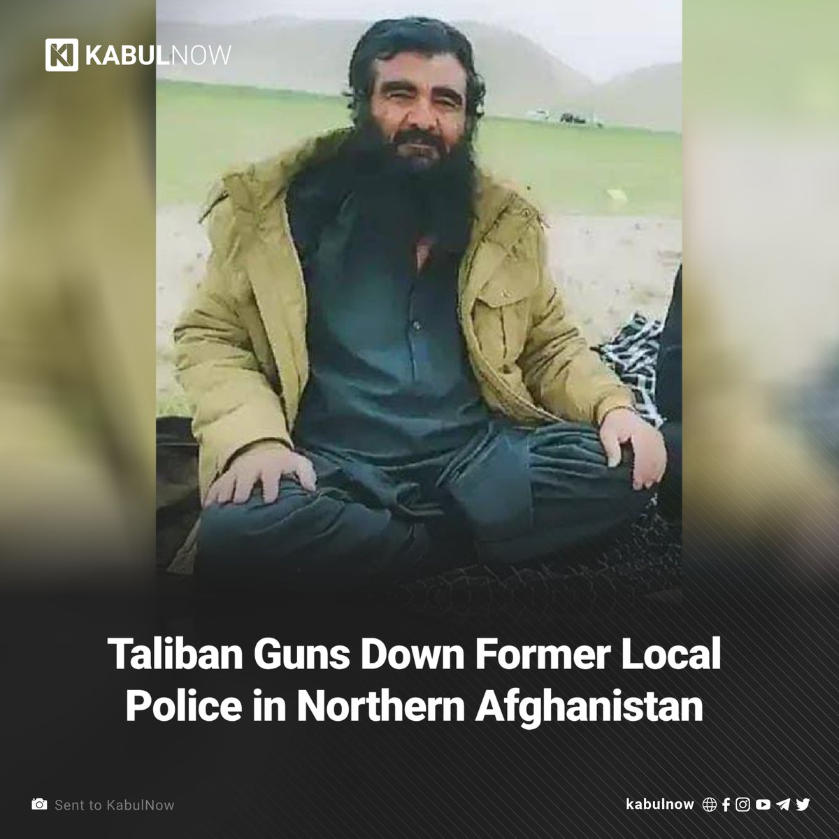 Local sources in northern Faryab province have reported that members of the Taliban gunned down a former local police officer affiliated with the previous government in the province. Read more here: kabulnow.com/?p=35634