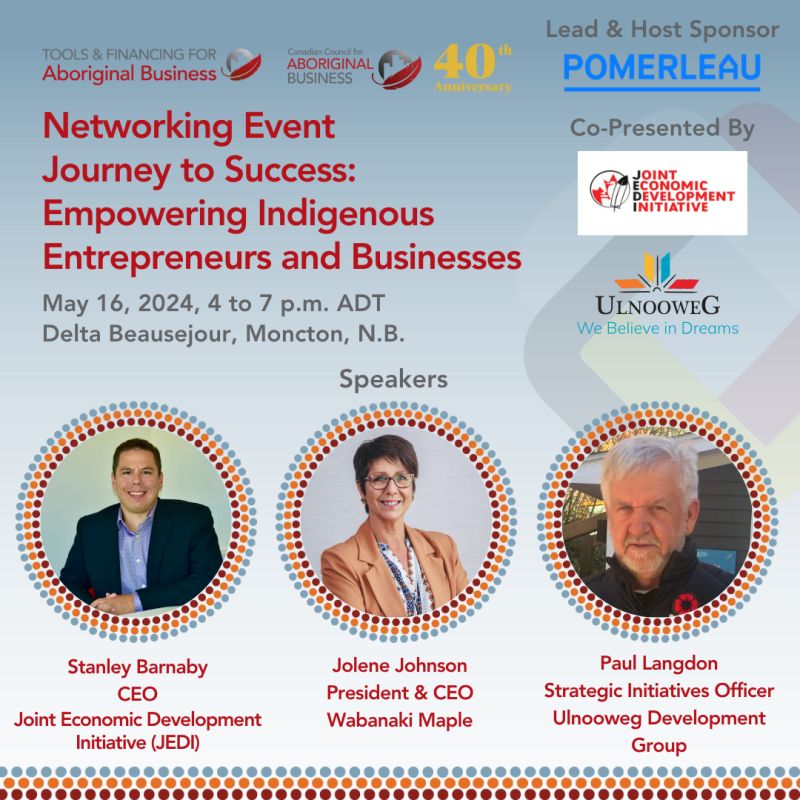 Networking Opportunity! Register here --> bit.ly/3W8G0Px

<a href="/wabanakimaple/">wabanakimaple</a> <a href="/jedinews/">JEDI</a> <a href="/Pomerleau/">Pomerleau</a>