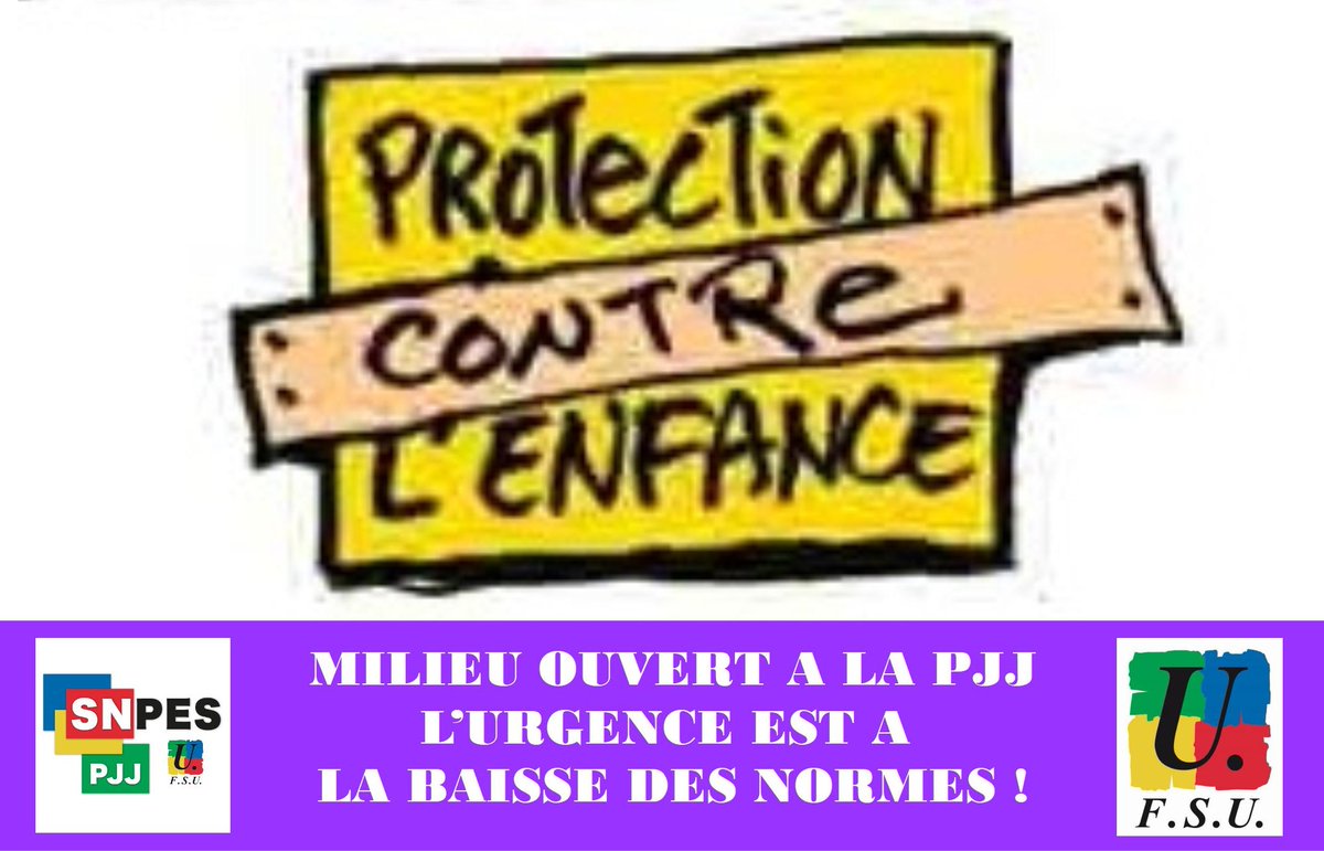 Milieu ouvert : l’urgence est à la baisse des normes
Un an…. C’est le temps que l’administration prendra avant d’acter ou non un changement de doctrine concernant la norme de 25 jeunes en milieu ouvert.
snpespjj.fsu.fr/milieu-ouvert-…
#pjj #protectiondelenfance #justicedesenfants