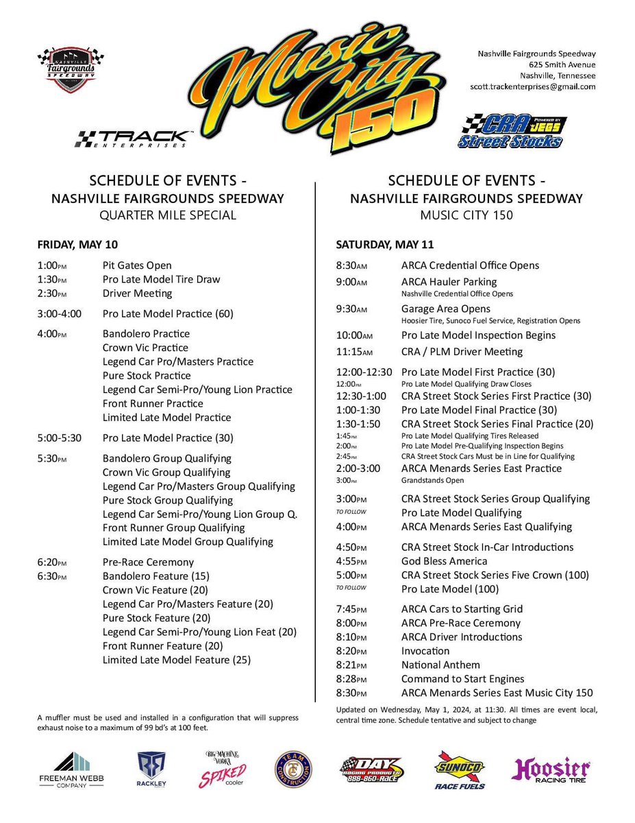 Rackley_WAR's tweet photo. The Pro Late Models of @dawsonsutton26 and #JonathanKnee hit the high banks of @RaceFairgrounds once again this weekend in #MusicCity! 🎸
📺: @RacingAmerica
#MobleySpeed | #RackleyWAR https://t.co/fisf8HJT5z