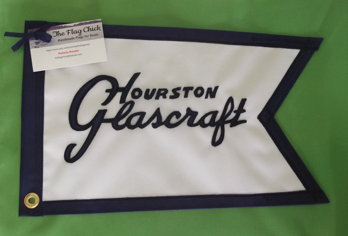 Delighted to be sending out this sweet little Glascraft flag to Steven in BC today TY so much!👋😊 More great #handmade flags for #boats are available here in my #etsyshop #boatlife #boating #etsyhandmade
theflagchick.etsy.com