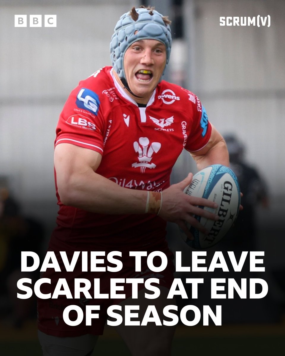 Wales centre Jonathan Davies has announced he is leaving Scarlets at the end of the season 🏉 #BBCRugby