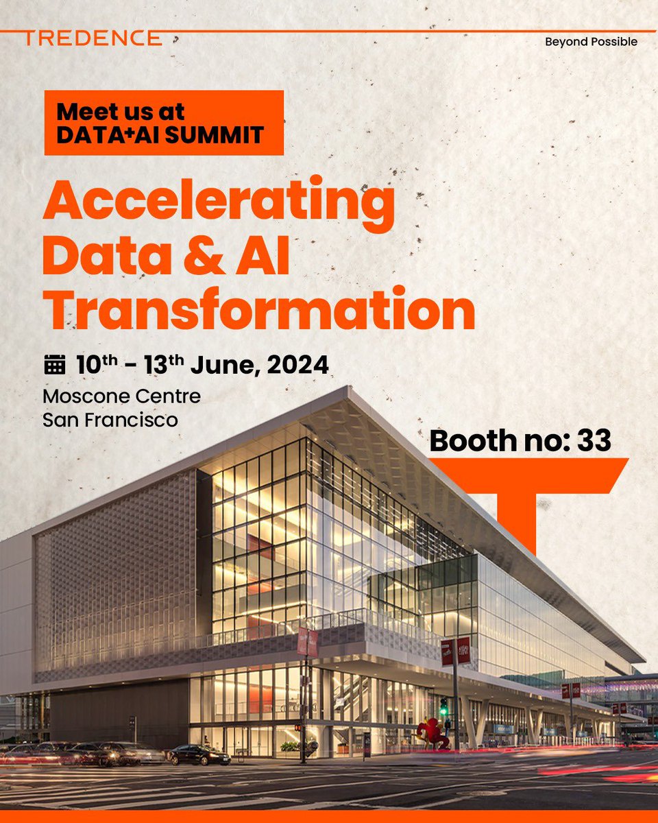 TredenceInc's tweet image. See you at the forefront of innovation.

Register here:
lnkd.in/gM3sr_5q

#DataAISummit #Databricks #Tredence #BeyondPossible