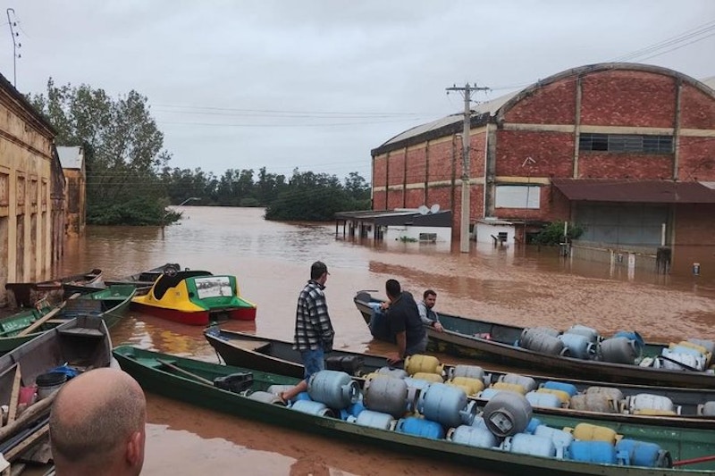One of the worst floods of the history of Rio Grande do Sul in Brazil. Climate change is affecting everyone, everywhere.