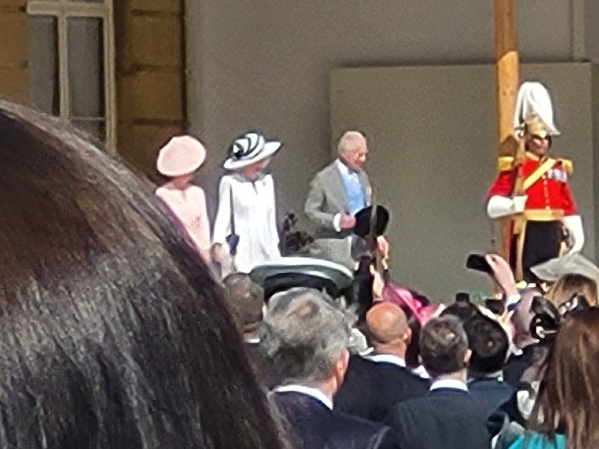 Delighted that His Majesty is now well enough to have played a full part in the Garden Party at Buckingham Palace this afternoon. Always a delightful occasion, with so many people who do amazing work in their communities.