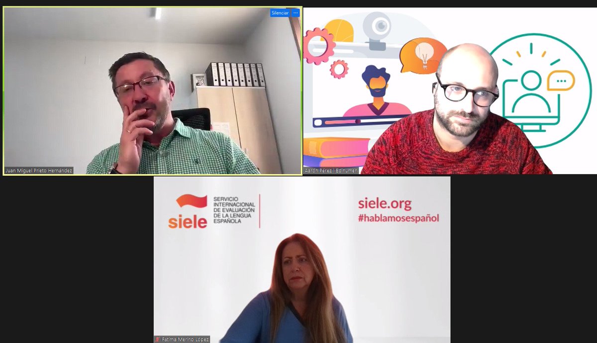 Edinumen's tweet photo. ✍️ Tras una magnífica presentación de @SIELE_org y @Juanmiprieto (@CursosInt_USAL), hemos resuelto dudas específicas de #SIELE y del Manual oficial que tenemos en nuestro catálogo.
😊¡Un gran encuentro! https://t.co/wYRhgC3TRm