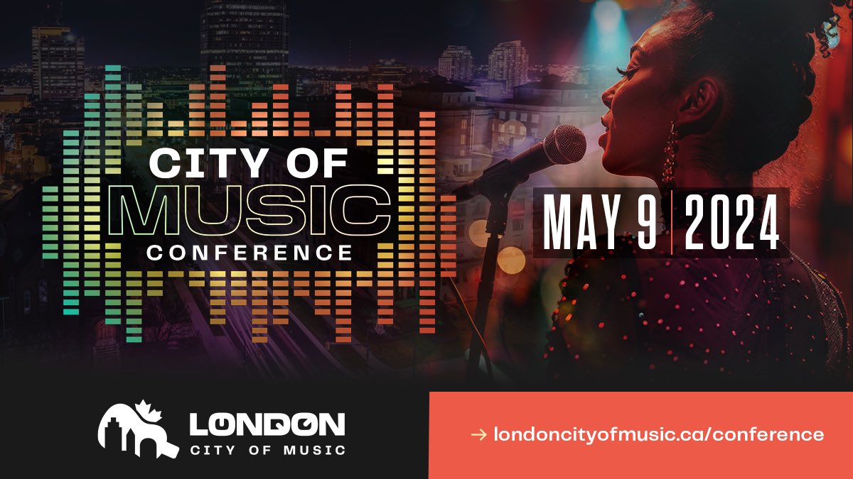 We are just 1 day away from the #CityofMusic Conference @londonmusichall! It’s sure to be an incredible day of learning, engaging & connecting. The #CityofMusic Expo takes over at 6 PM ft. Margo Timmins @CowboyJunkies! 🎟️: bit.ly/3xrlgbw #UNESCO #LdnOnt @LdnOntChamber