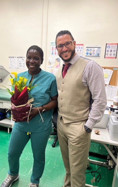 Happy International School Nurse Day!
Thank you Nurse Samuel for taking care of our students and staff.
@DOEChancellor @D27NYC @NYCSchools @NYCMultilingual @D27PreKCenters @DC37nyc
@UFT @QSNYCDOE @27_csa @CSforAllNYC