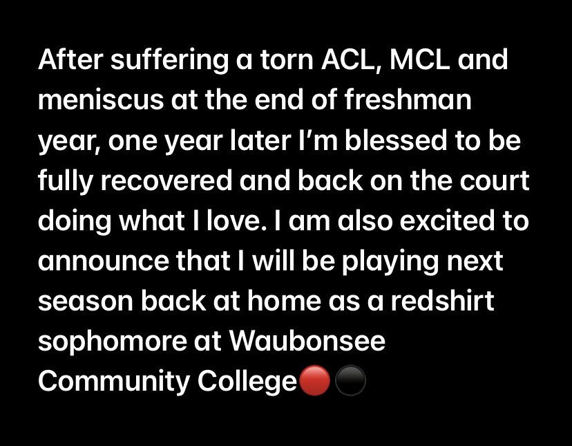 🔴⚫️🔴⚫️<a href="/WaubonseeHoops/">Waubonsee Chiefs MBB</a> <a href="/LRobBball3/">Lance Robinson</a> <a href="/samfranklinbbal/">Sam Franklin</a> <a href="/BraedenSchmidt7/">Braeden Schmidt</a>