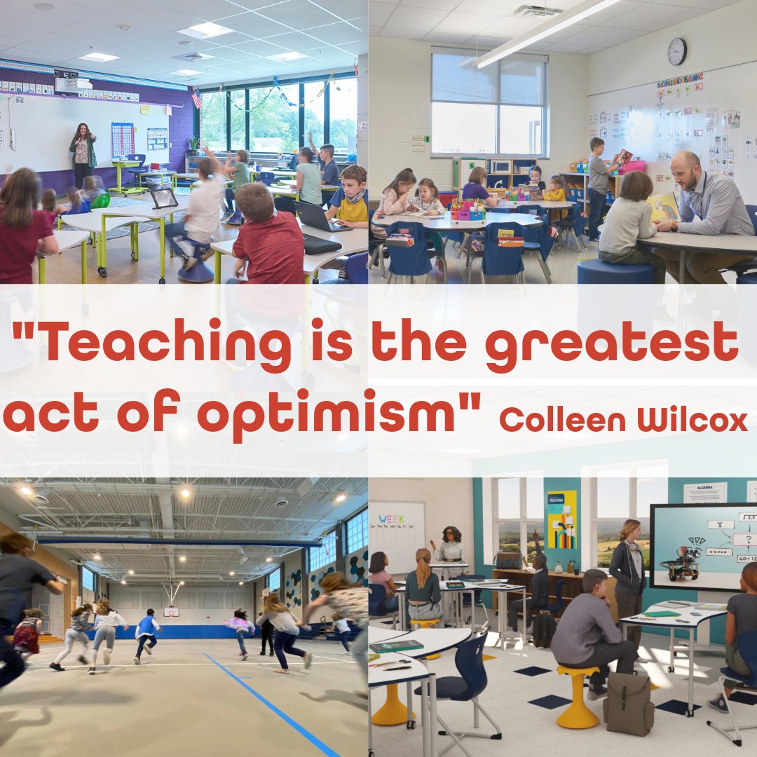 Happy 🍎Teacher Appreciation Week🍎 to all of our K-12 clients and friends! Let's celebrate the incredible educators who inspire, empower, and shape the future every single day. #teacherappreciationweek #k12architecture