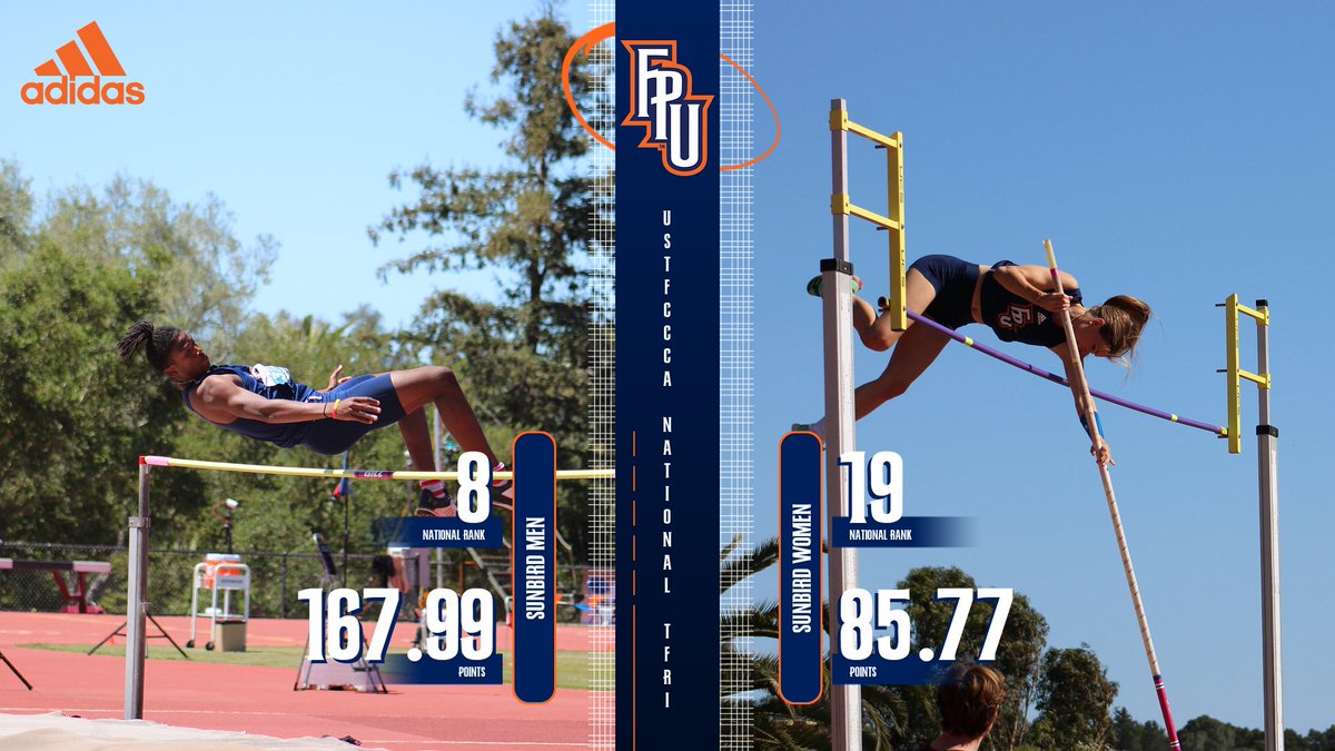 The FPU men and women remain in the USTFCCCA Top-25, ranked #8 and #19 respectively.

The Sunbirds head to the APU Last Chance Meet this weekend.

#TeamFPU | #BackTheBirds