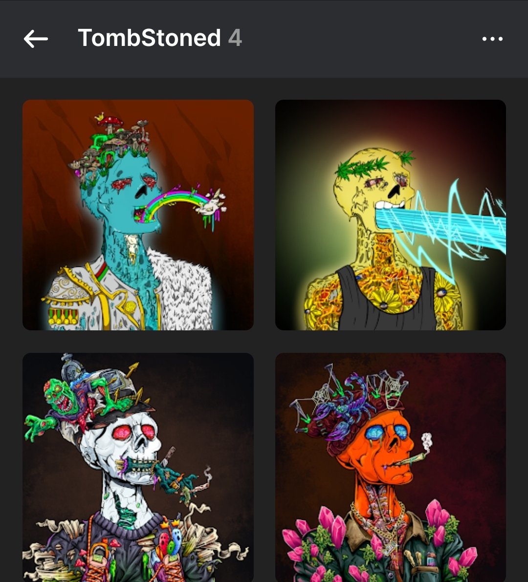 Added two more @TombStonedHS to my bag. Time to start stacking them $joints so I can resurrect these new ones!!