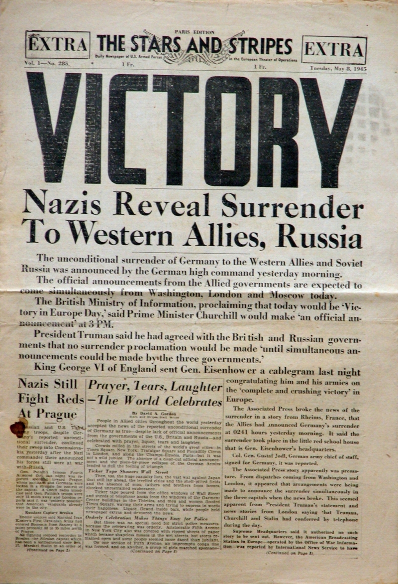 On this day in 1945, the Allies celebrated World War II VE Day after the surrender of Nazi Germany. Explore the role aviation played in victory: s.si.edu/3UwQplB #VEDay