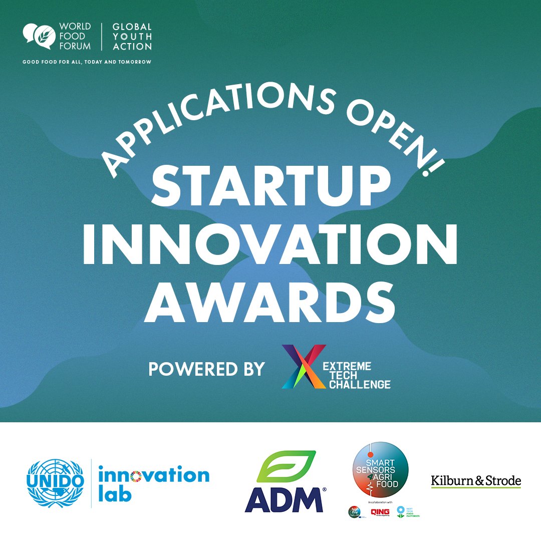 🌱🏆 NOW LAUNCHING: The WFF Startup Innovation Awards, powered by @ExTechChallenge, are on a mission to spotlight and support the trailblazing innovators and entrepreneurs leveraging technology to revolutionize agrifood systems. 👉 Learn more and apply: world-food-forum.org/innovation-lab…