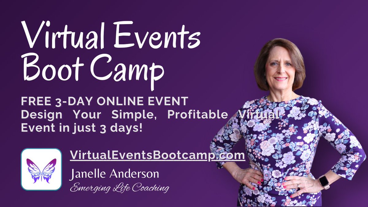JillLublin's tweet image. 🎉 Excited to announce the Virtual Events Bootcamp happening this weekend!
Learn how to plan, execute, and profit from virtual events while connecting with like-minded entrepreneurs. Limited spots available,reserve yours now: virtualeventsbootcamp.com/home?am_id=jil…
#VirtualEventsBootcamp
