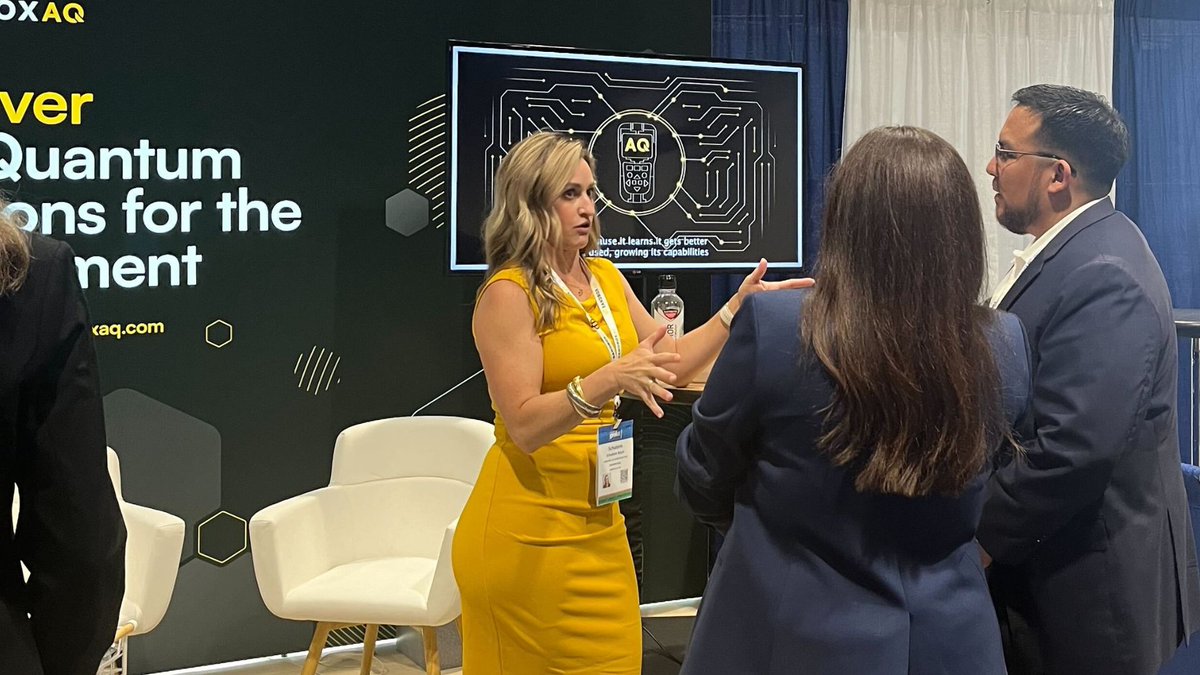 Over the past few days at GEOINT, SandboxAQ team members Simon Warwick and Schatem Boyd have been meeting with attendees to explore #AI and #quantum solutions for the #PublicSector, including unjammable, unspoofable quantum navigation. Stay tuned for more updates from our team!…