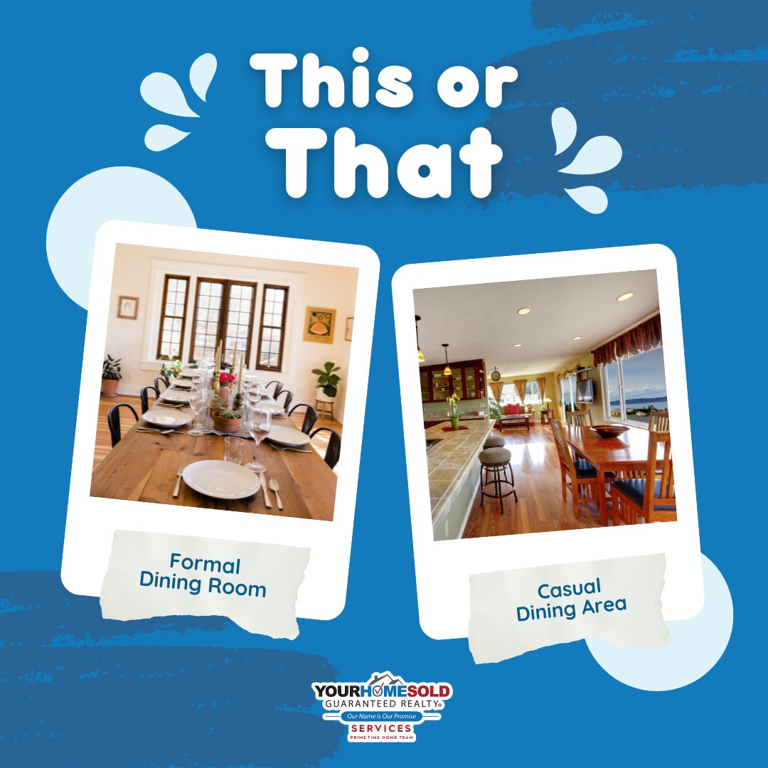 Let's explore Real Estate This or That!

🍽️ Which dining style suits your taste – the elegance of a formal dining room or the relaxed vibe of a casual dining area?

Share your preference in the comments! 👇

#FormalDiningRoom #CasualDiningArea #HomeDining #RealEstateThisOrThat