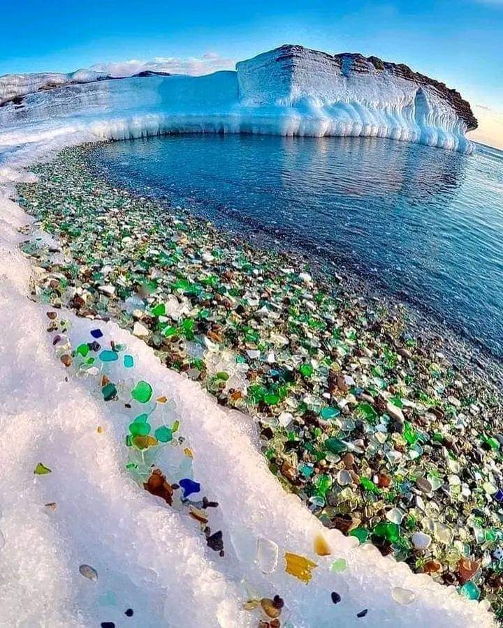 The glass beach 😱