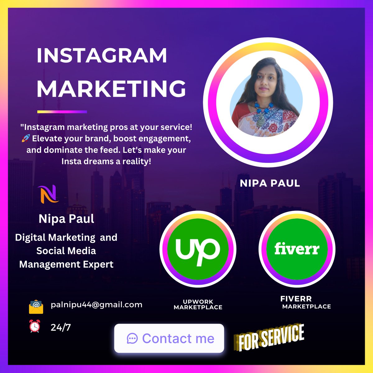 NipaPaulnipu's tweet image. &quot;Supercharge your Instagram game with our expert marketing services! 🚀 Elevate engagement, expand your reach, and dominate the feed. Ready to level up? Let&apos;s make it happen! 💥 

#InstaPro #socialmediatools
#socialmediatips #instagramtips #UK #RealEstate #MUSIC #SEO