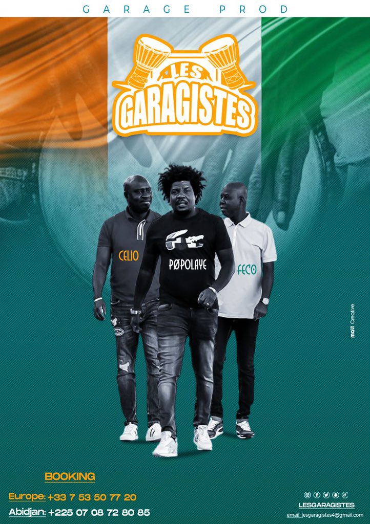 GARAGISTES4's tweet photo. BOOKING LES GARAGISTES ✅ https://t.co/ackYxstbaW