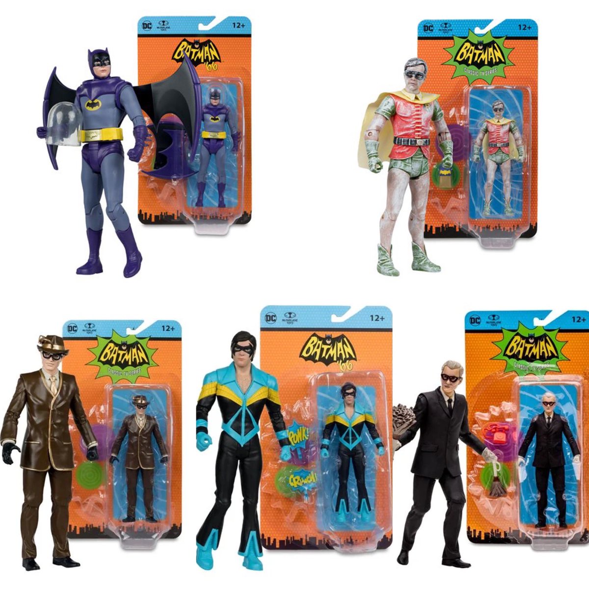 New wave of @mcfarlanetoys Batman 66 figures are up at Amazon for preorder.

amzn.to/3UAzrTz

#ad #mcfarlanetoys #batman66 #joker #thejoker #batman #dcomics #actionfigures #actionfigure #toynew #toycollector #toycommunity #inpursuitoftoys