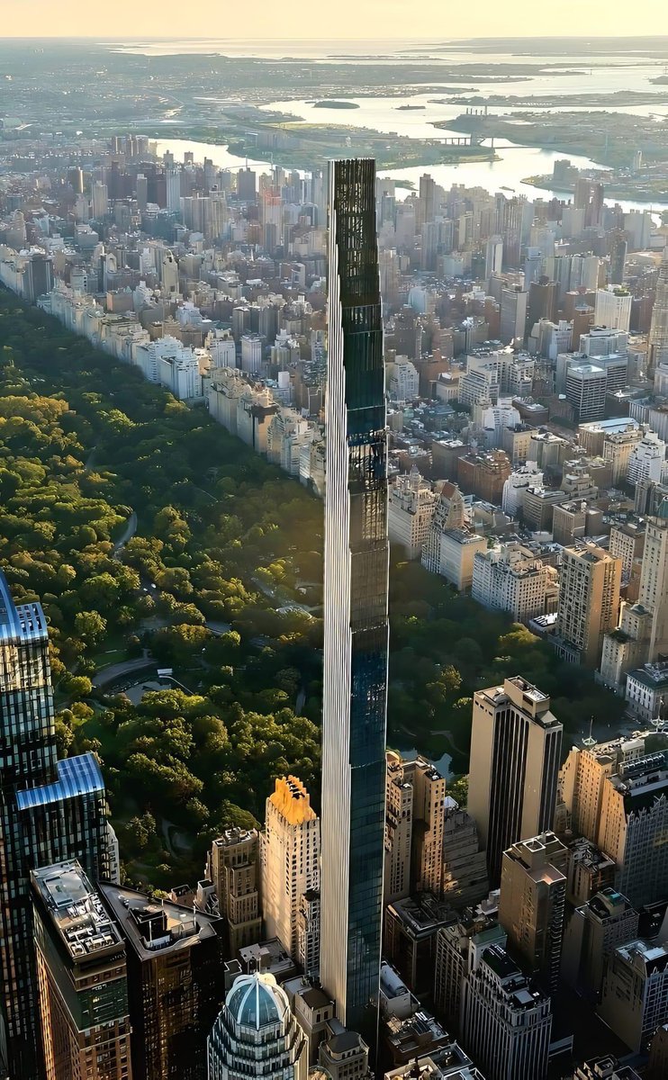 La Torre Steinway en Nueva York, el edificio más delgado del mundo.