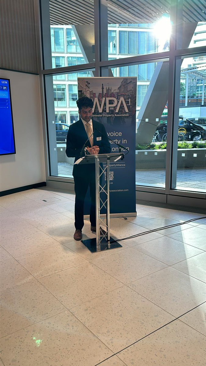 Cllr @RyanJudeGreen (@CityWestminster) delivers a keynote speech about the council’s strategy for delivering a more environmentally sustainable and fairer future for the City’s residents, workers and businesses while celebrating the work of the #SustainableCityCharter
