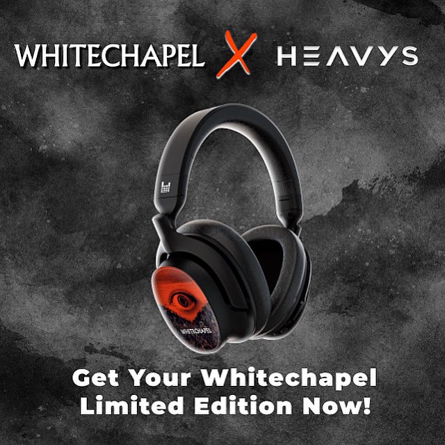 We have partnered with @heavysaudio to bring you our limited edition Valley shells to customize your Heavys Headphones. Use code CHAPEL at checkout for $40 off headphones, or purchase the shells separately if you already own a pair! bit.ly/whitechapel-he…