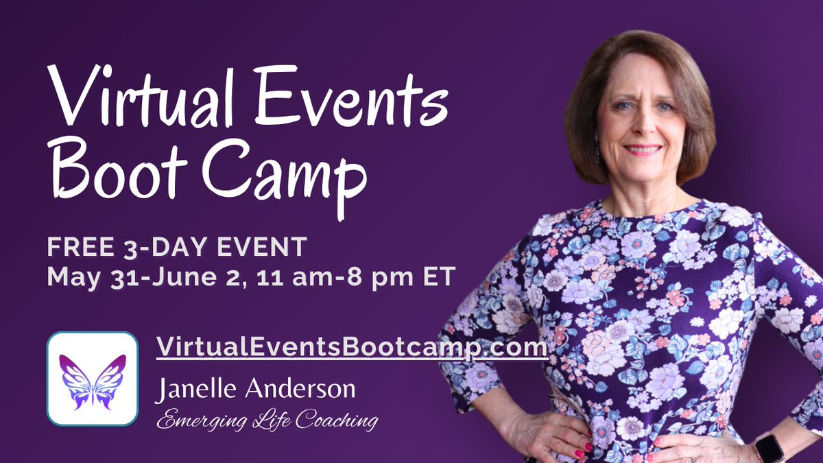 JillLublin's tweet image. 🚀 Ready to revolutionize your business with virtual events? Join us at the Virtual Events Bootcamp and unlock the secrets to hosting profitable virtual events.
Register now: virtualeventsbootcamp.com/home?am_id=jil…
#VirtualEventsBootcamp #CoachingBusiness #HostVirtualEvents