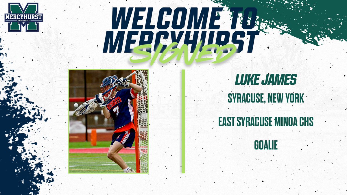 Signed✍️

Luke James is coming to Erie from Syracuse, New York!  Welcome to Mercyhurst!☘️

#HurstAthletics