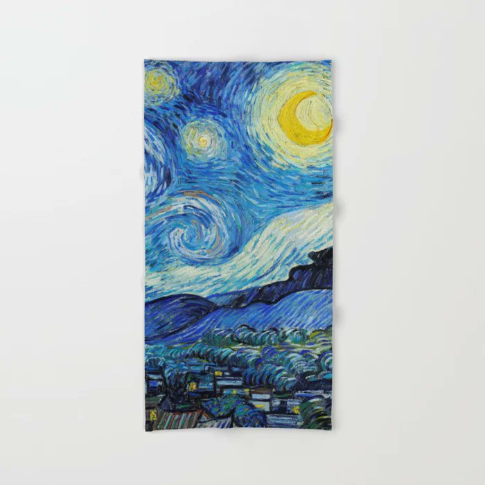 Starry Night Hand & Bath Towel society6.com/product/starry…