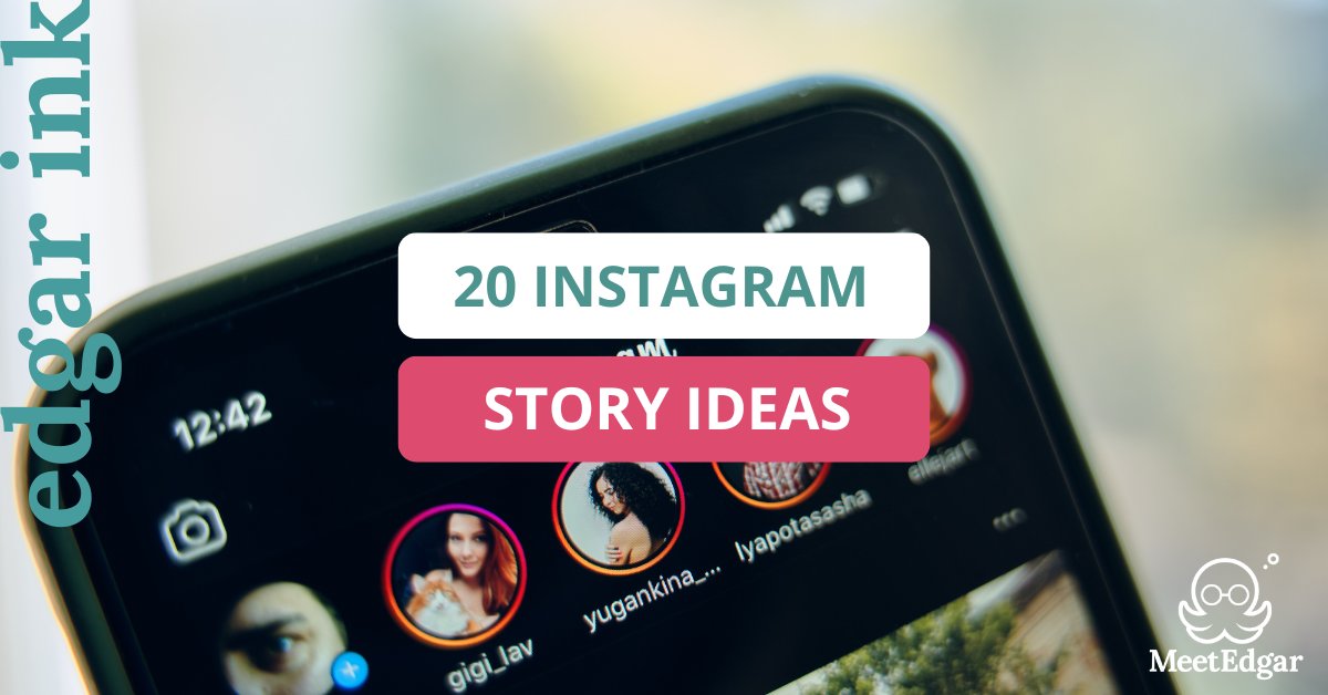 Calling all Instagrammers! Need a boost for story inspiration? Here are 20 Instagram Story ideas that are sure to make waves with your content: meetedgar.com/blog/20-instag… #InstagramTips #InstagramMarketing #IGContent #InstagramStories #MeetEdgar
