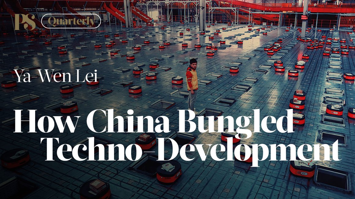 Free to read at the link: Despite China’s socialist principles and glaring levels of social inequality, workers and their children tend to be excluded from the benefits of its broader techno-development strategy, writes @Harvard sociologist Ya-Wen Lei. bit.ly/4bquq6Q