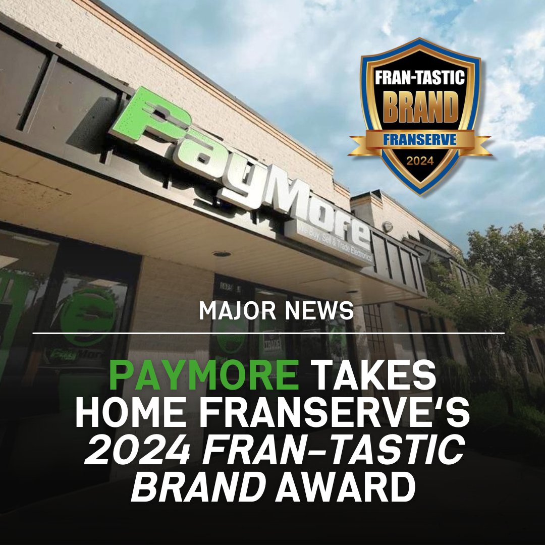 Thrilled to announce PayMore as the winner of FranServe's Fran-Tastic Brand award! 🏆
This recognition highlights their exceptional commitment to empowering entrepreneurs through franchising. Congratulations, PayMore! 🎉 #FranchiseSuccess #FranchiseOpportunities #Franchise