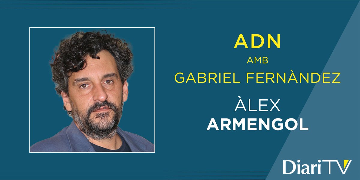 👇 Segueix en directe l'entrevista a Àlex Armengol a l'#ADN de #DiariTV amb Gabriel Fernàndez @gabrielfercoy diaritv.com