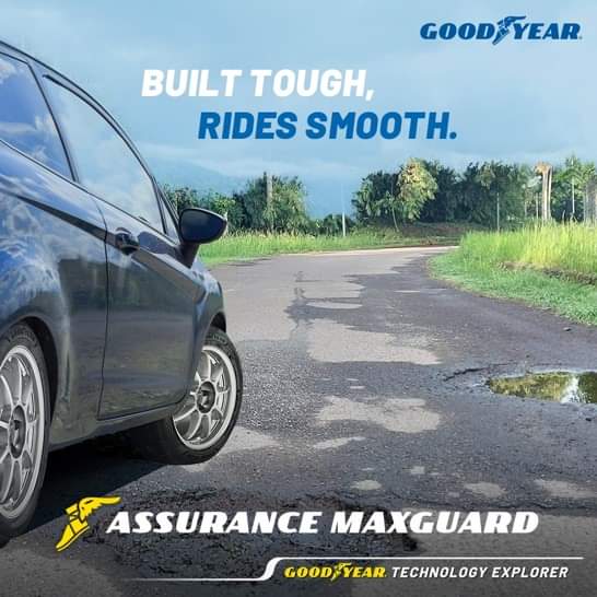 Tyreworldplg's tweet image. Protect your journeys with Goodyear Assurance MaxGuard tires. Engineered with DuraGuard Technology for superior impact resistance.
Click the link to know more - bit.ly/3wBd4oN
#Goodyear #AssuranceMaxGuard #TechnologyExplorer #ToughOnImpact #GoodyearIndia