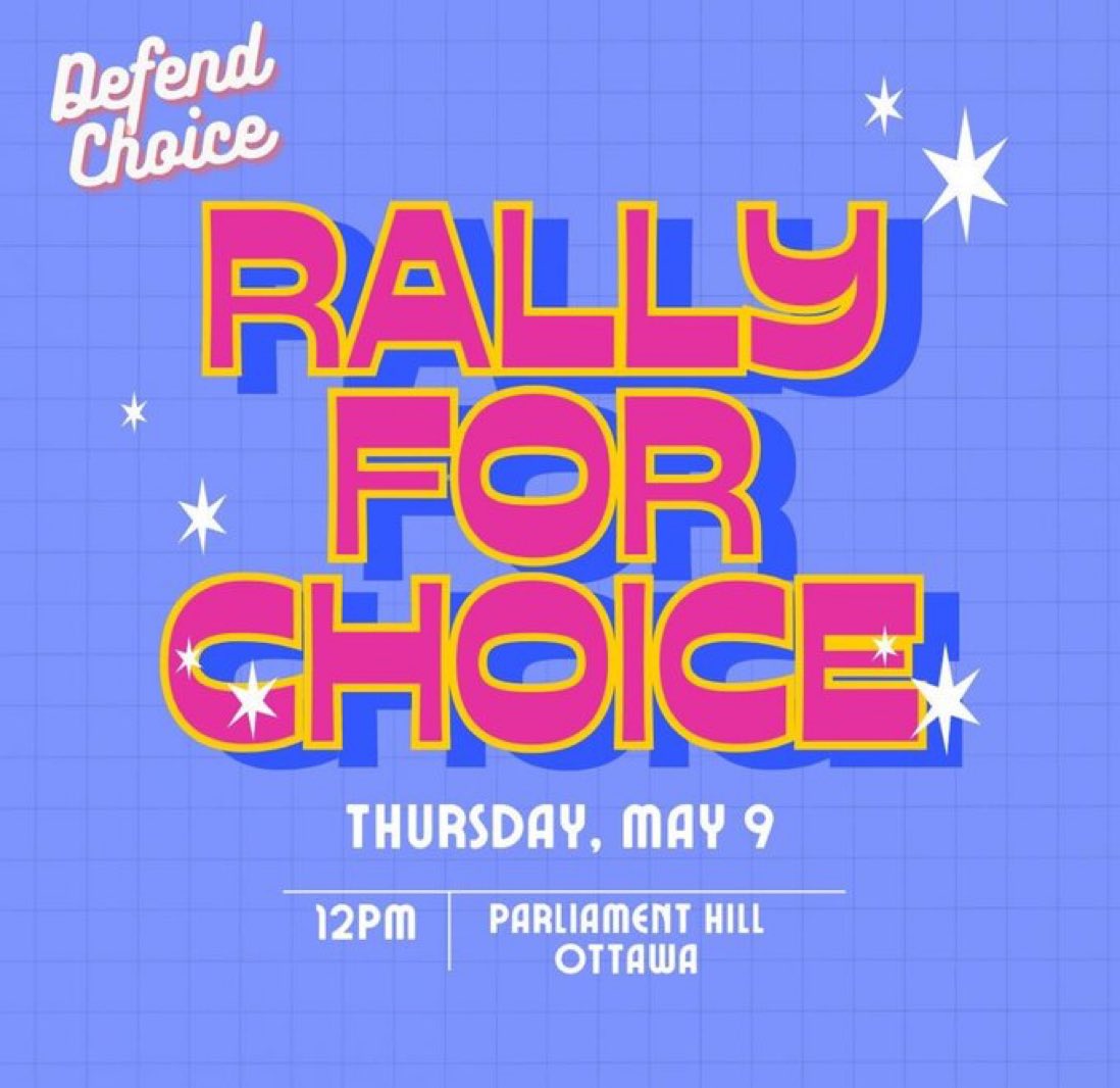 Tomorrow I’ll be on Parliament Hill defending every woman’s right to choose. #WomenAgainstPoilievre #CarletonDeservesBetter #TogetherWeCan
